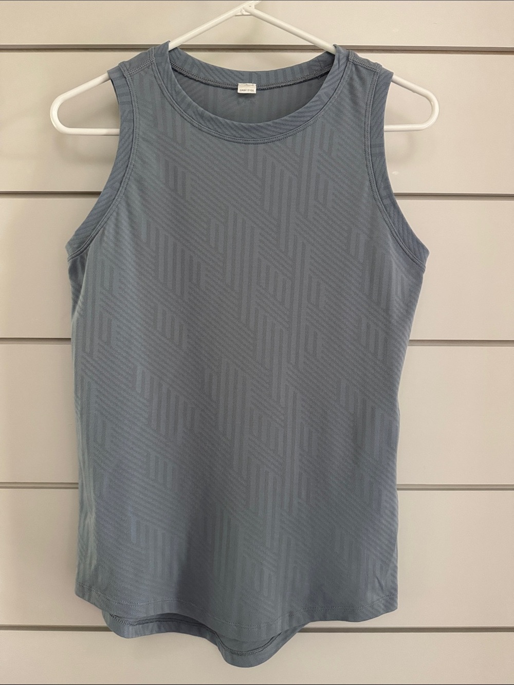 DSG Women's Sleeveless Ribbed Gray Tank Top